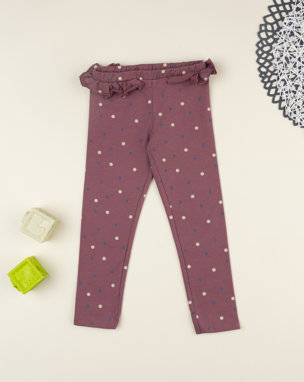 παιδικό κολάν ροζ φλοράλ για κορίτσι