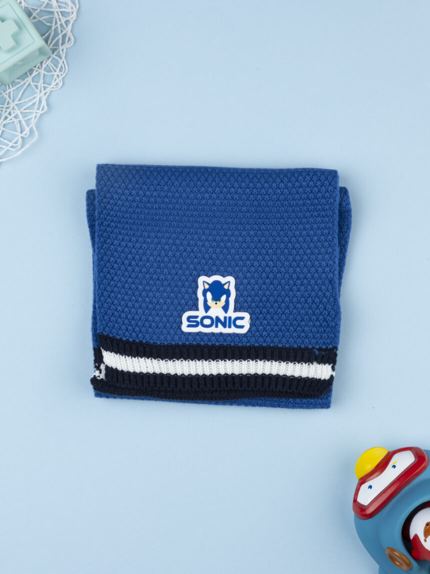 παιδικό κασκόλ μπλε sonic για αγόρι - Prénatal