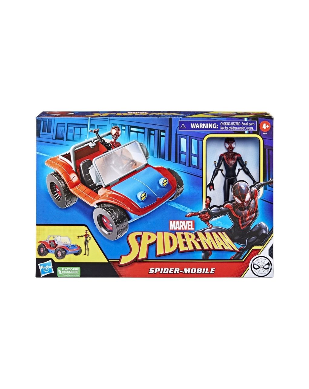 Spider-man φιγούρα 15εκ. με όχημα spider-mobile f5620