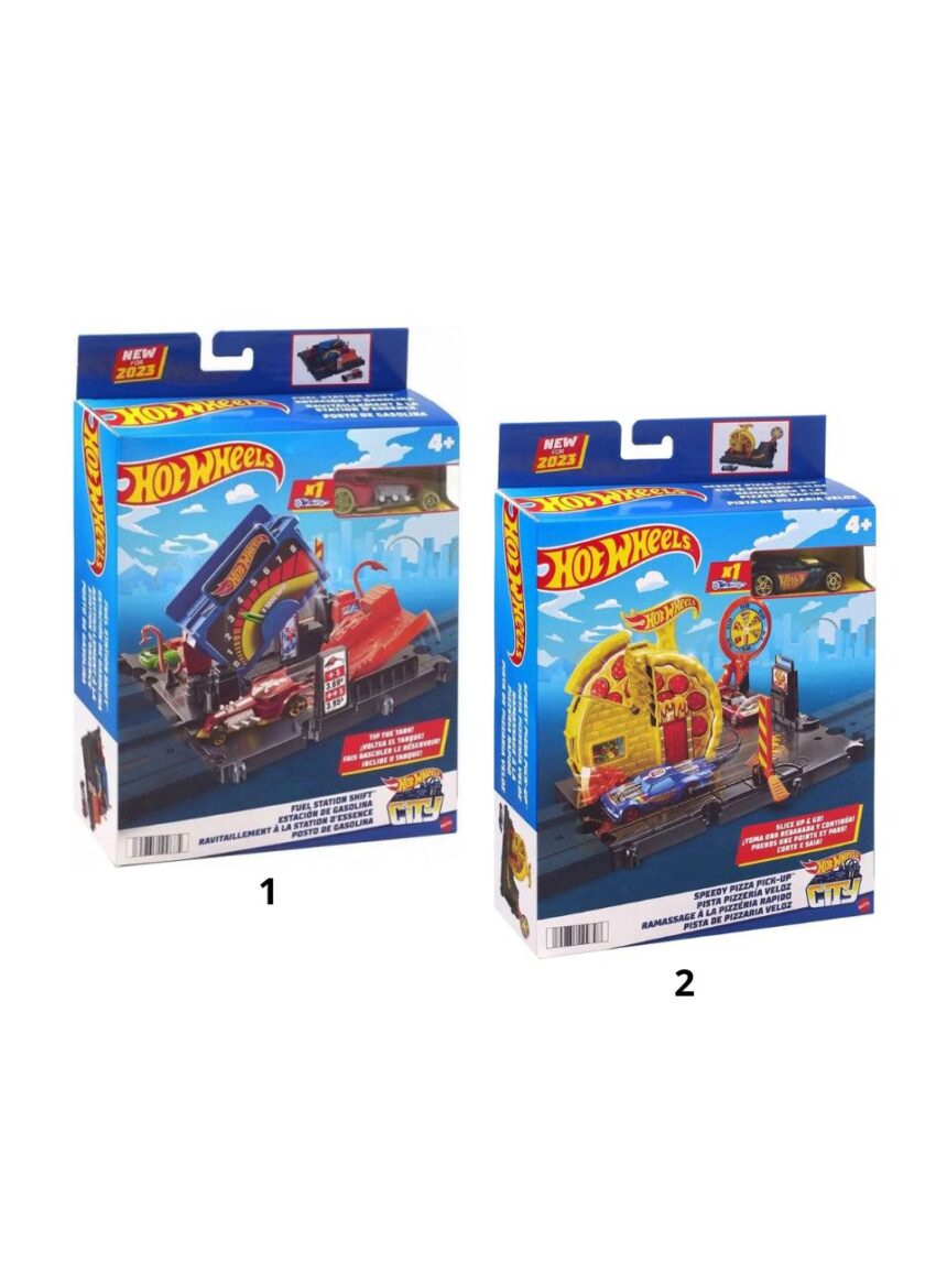 Hot wheels mini πίστες city hmd53 (2 σχέδια) - Hot wheels