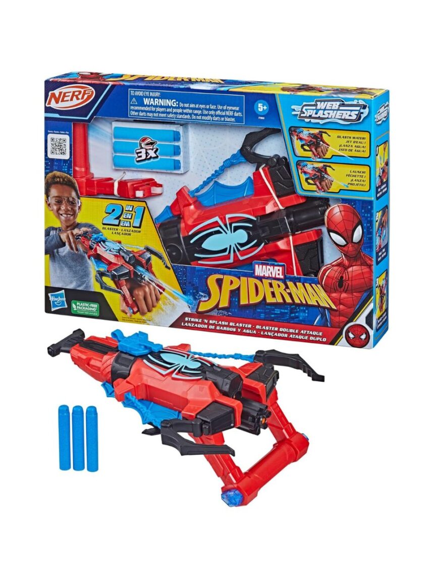 Nerf spider-man 2in1 water webs blaster f7852 - NERF