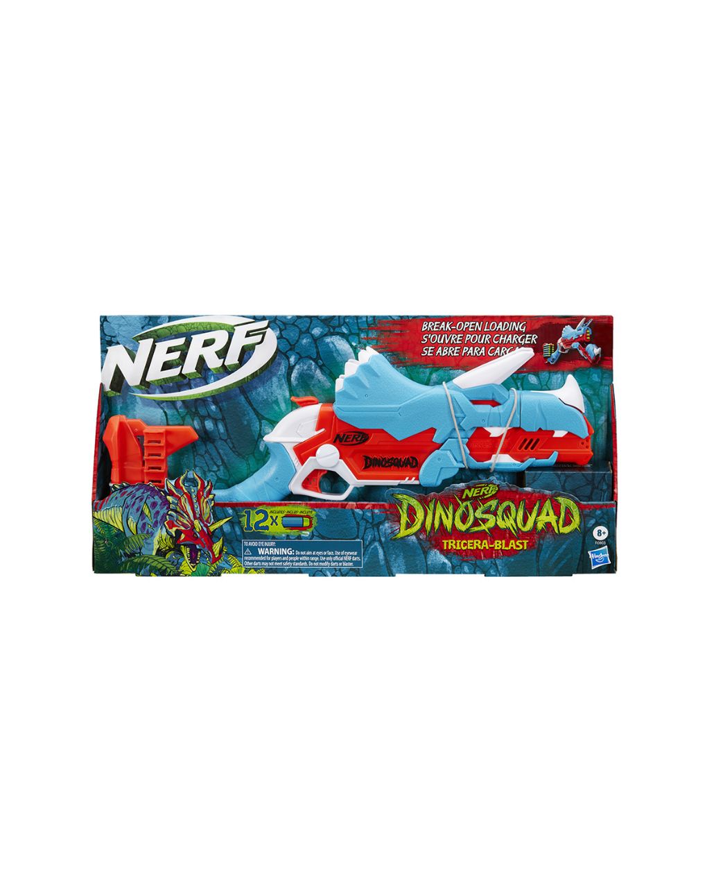 Hasbro nerf dinosquad tricerablast f0803
