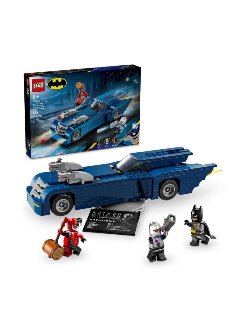 Lego dc super heroes batman with the batmobil vs harley quinn & mr freeze 76274 - Lego, LEGO DC Super Heroes