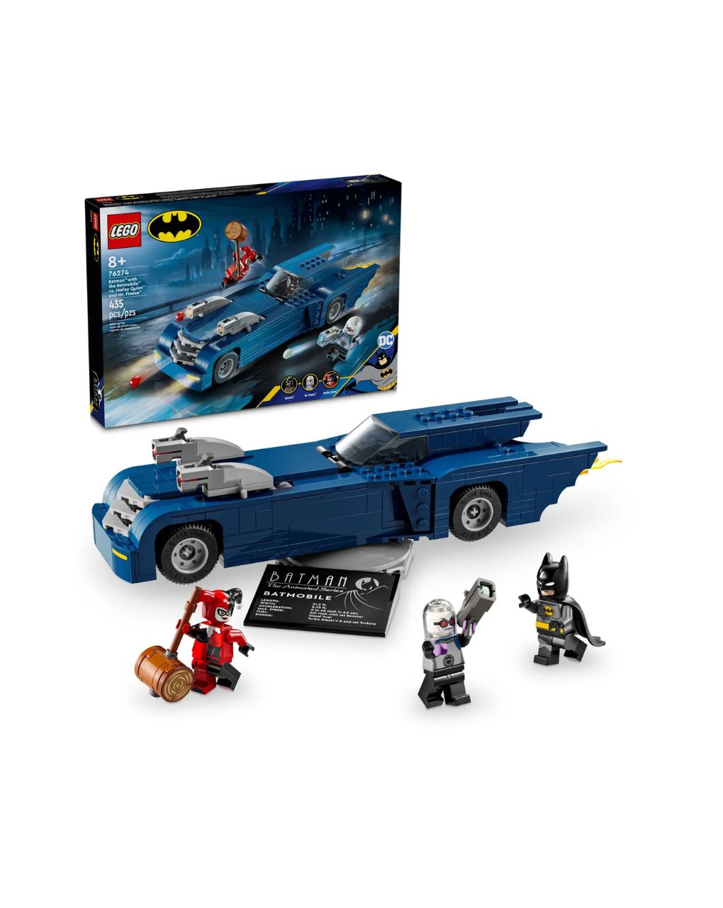 Lego dc super heroes batman with the batmobil vs harley quinn & mr freeze 76274 - Lego, LEGO DC Super Heroes