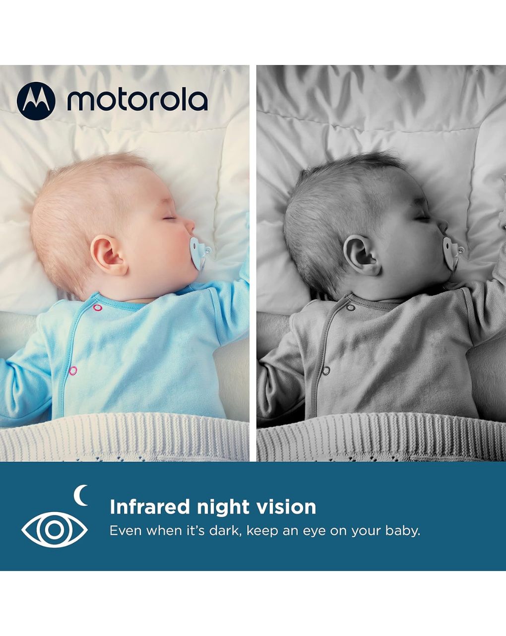 Motorola ενδοεπικοινωνία μωρού με κάμερα & οθόνη 5" m75 - Motorola