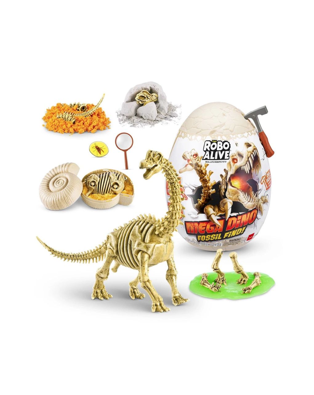 Robo alive αυγό dino fossil mega series 1 11871102 - ROBO ALIVE