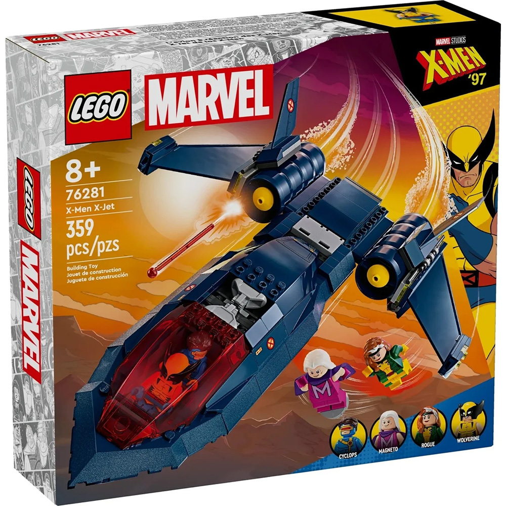 Lego super heroes x-men x-jet 76281