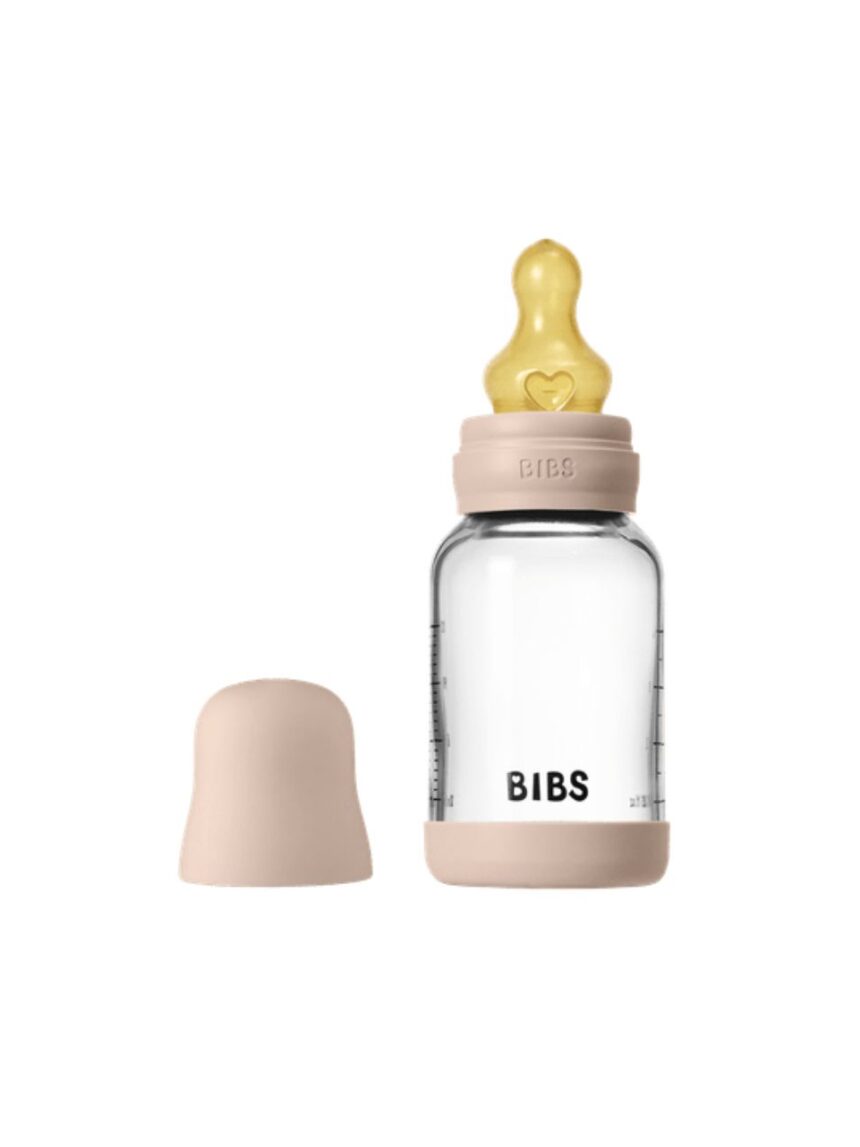 Bibs γυάλινο μπιμπερό 120ml latex blush 12.5019244 - BIBS