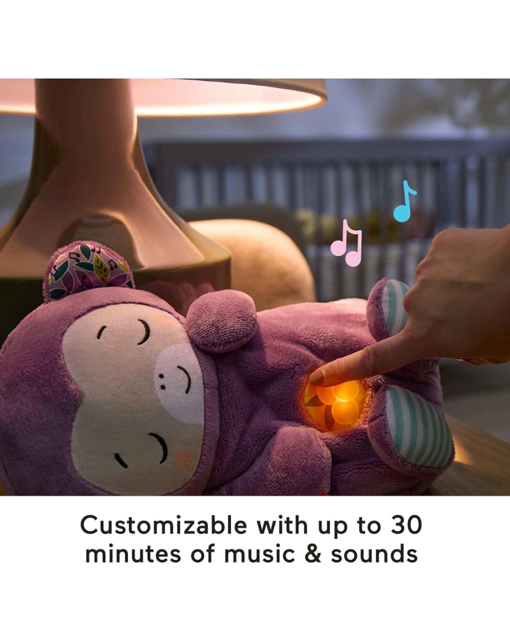 Fisher-price μαϊμουδάκι αγκαλιάς με κίνηση αναπνοής και μουσική jlh41 - Fisher-Price