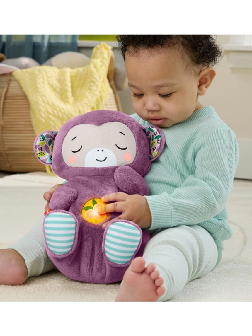 Fisher-price μαϊμουδάκι αγκαλιάς με κίνηση αναπνοής και μουσική jlh41 - Fisher-Price