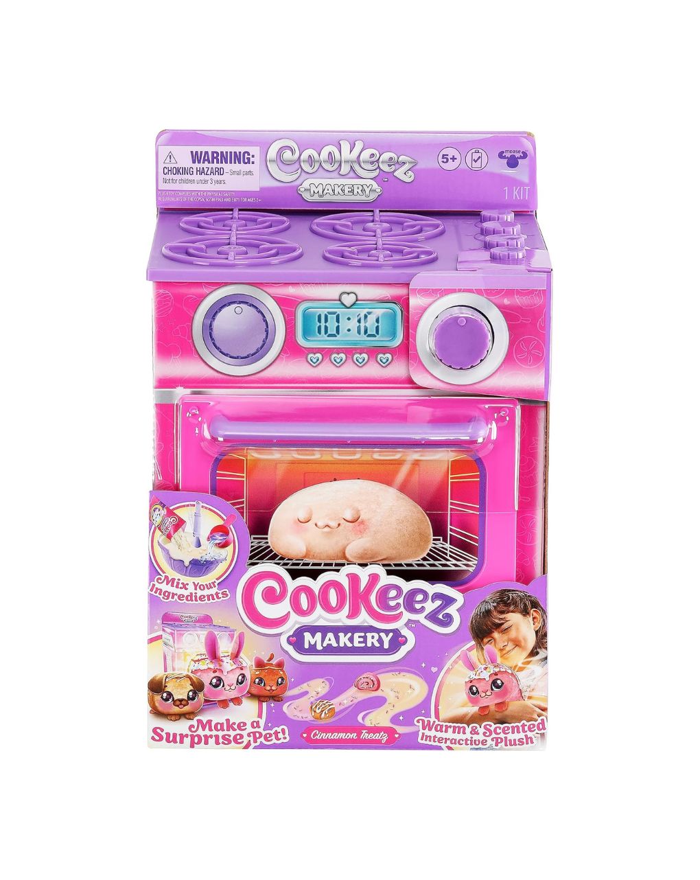 Cookeez makery μαγικό φουρνάκι με ζωάκι έκπληξη cinamon treats cke00100