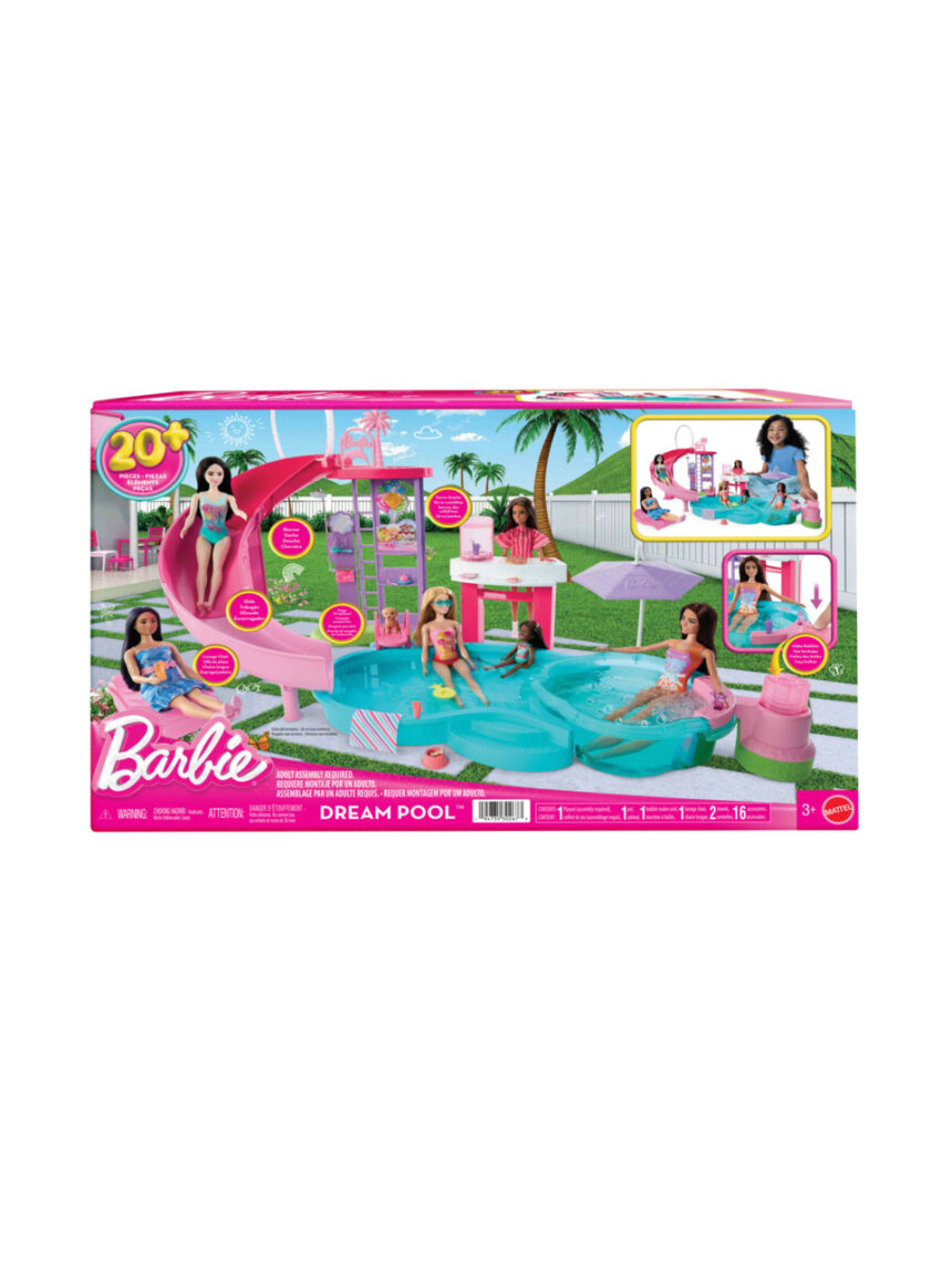 Barbie ονειρεμένη πισίνα jfp01 - BARBIE