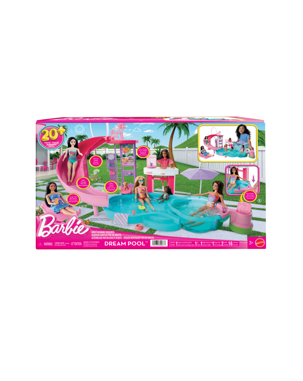 Barbie ονειρεμένη πισίνα jfp01