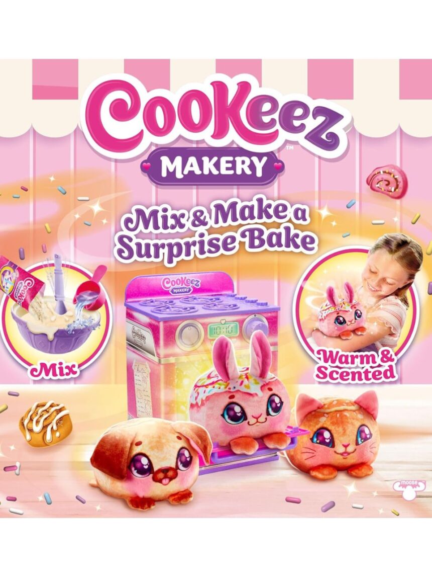 Cookeez makery μαγικό φουρνάκι με ζωάκι έκπληξη cinamon treats cke00100 - COOKEEZ MAKERY