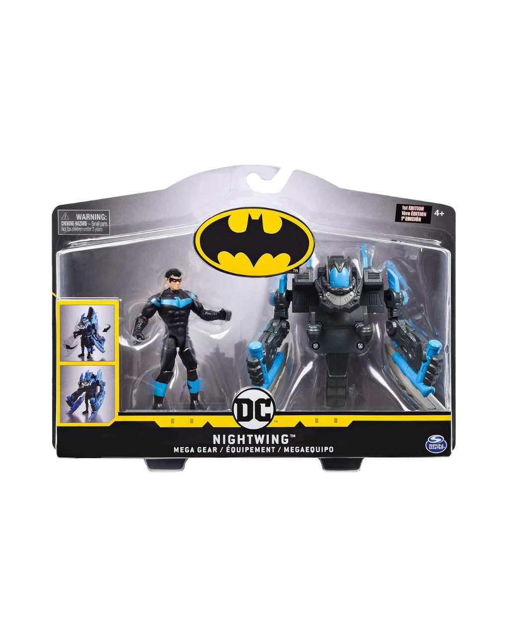 Batman deluxe φιγούρα 10cm mega οπλισμός μεταμόρφωσης 6055947 - Spin Master