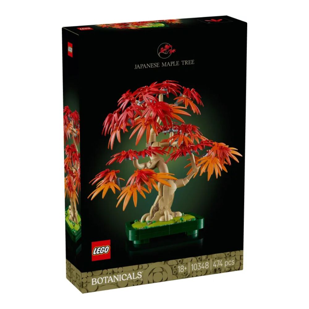 Lego botanical japanese red maple bonsai tree 10348