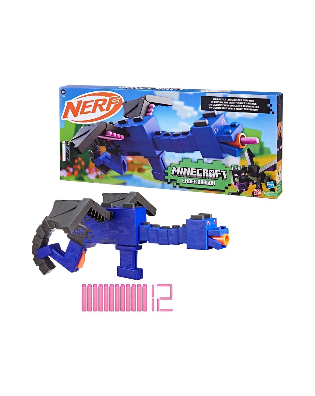 Nerf εκτοξευτής ender dragon minecraft f7912 - NERF