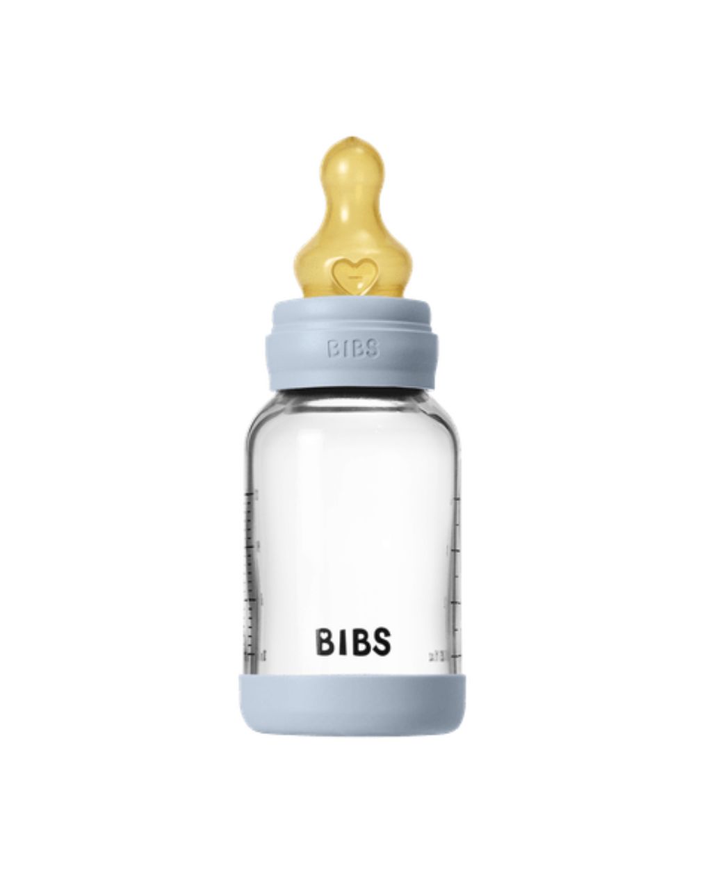 Bibs γυάλινο μπιμπερό 120ml latex baby blue 12.5019231