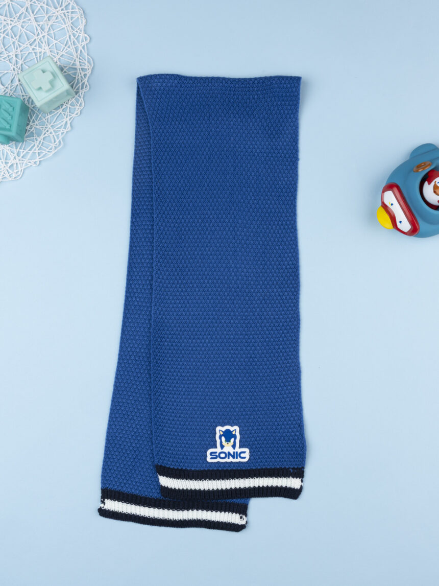 παιδικό κασκόλ μπλε sonic για αγόρι - Prénatal