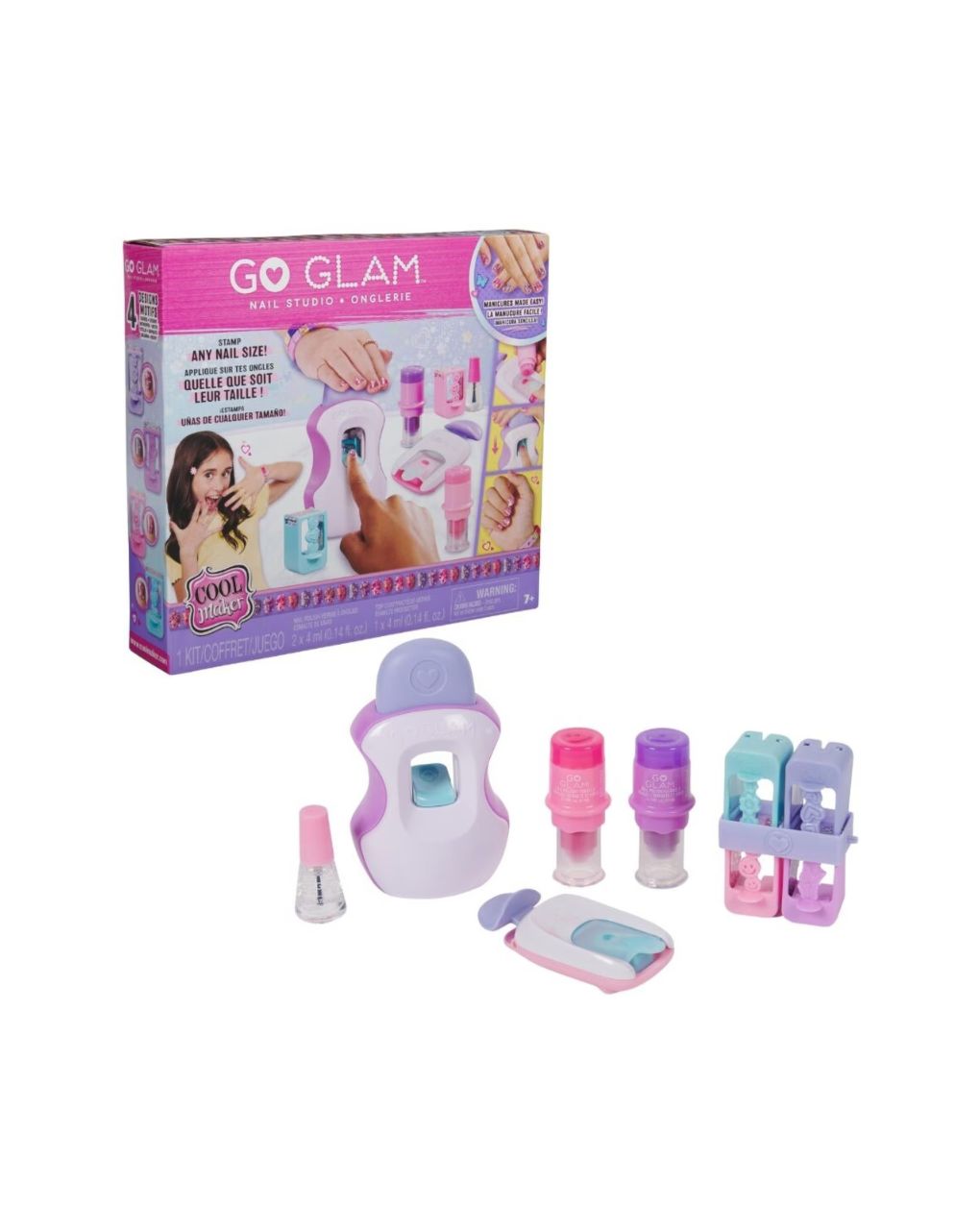 Cool maker go glam nail studio kit μανικιούρ νυχιών 102511 - Spin Master
