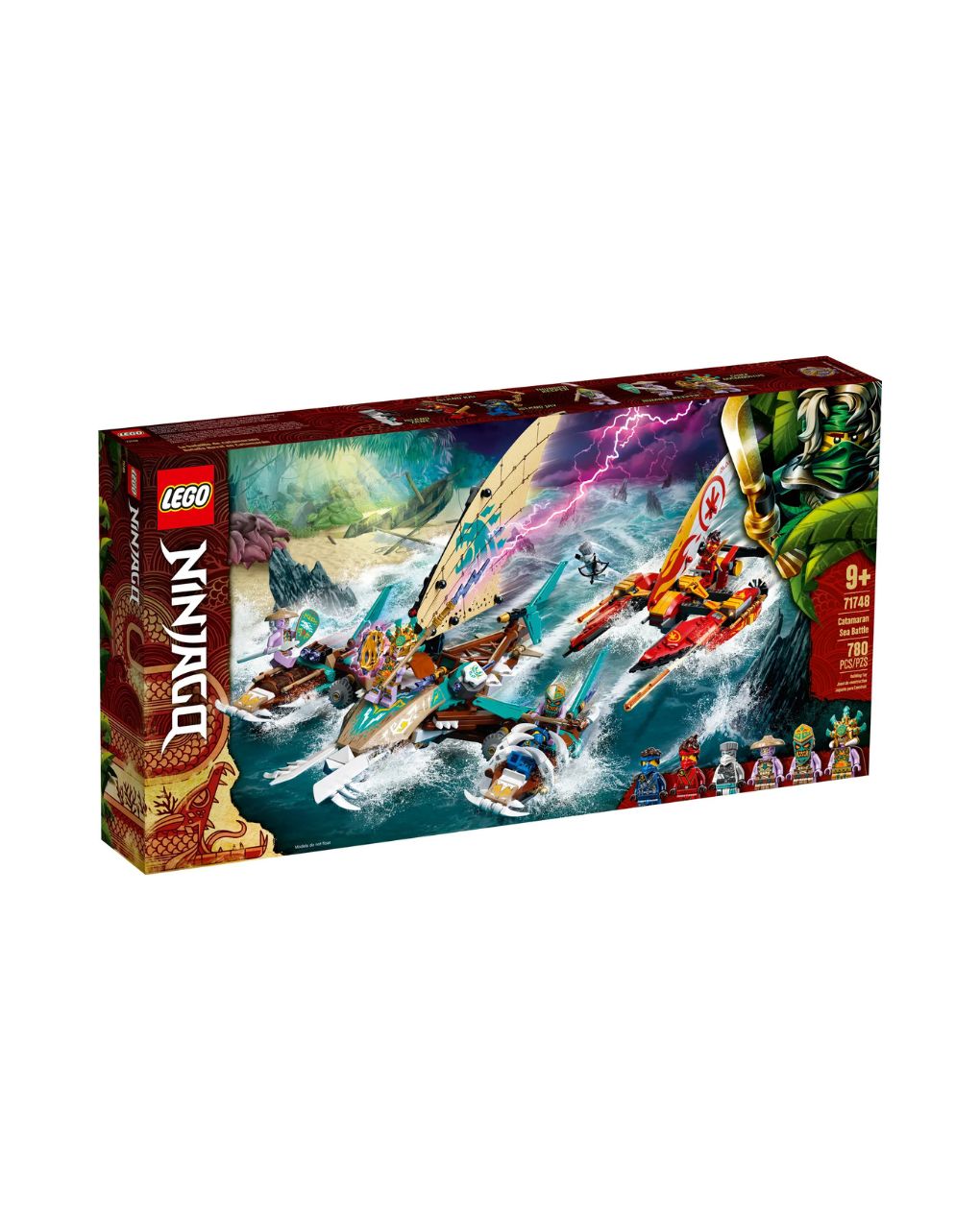 Lego ninjago catamaran sea battle 71748