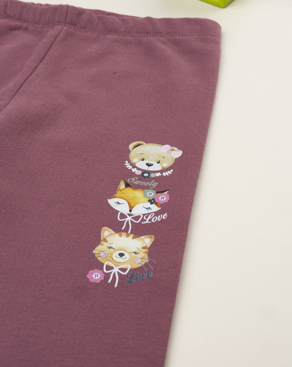 παιδικό κολάν ροζ με ζωάκια για κορίτσι - Prénatal