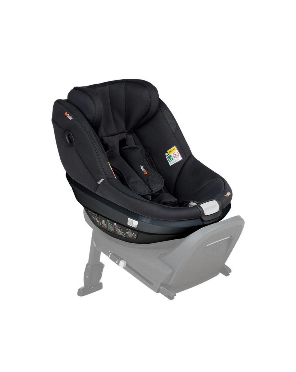 Besafe περιστρεφόμενο κάθισμα αυτοκινήτου beyond 2 360 i-size (61-125cm) black soft breeze 2001-11045369-bsb