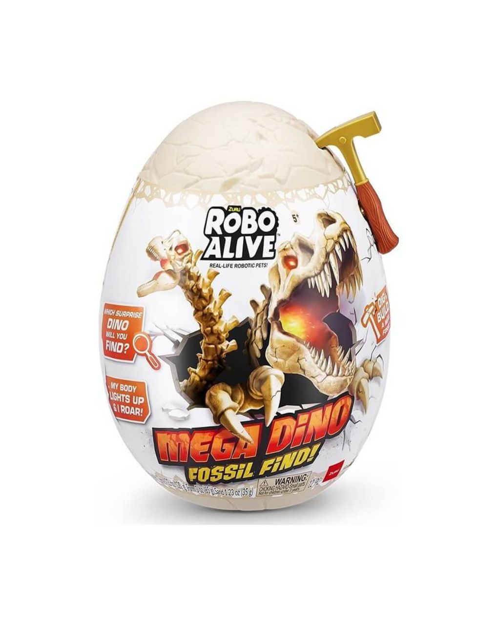 Robo alive αυγό dino fossil mega series 1 11871102 - ROBO ALIVE
