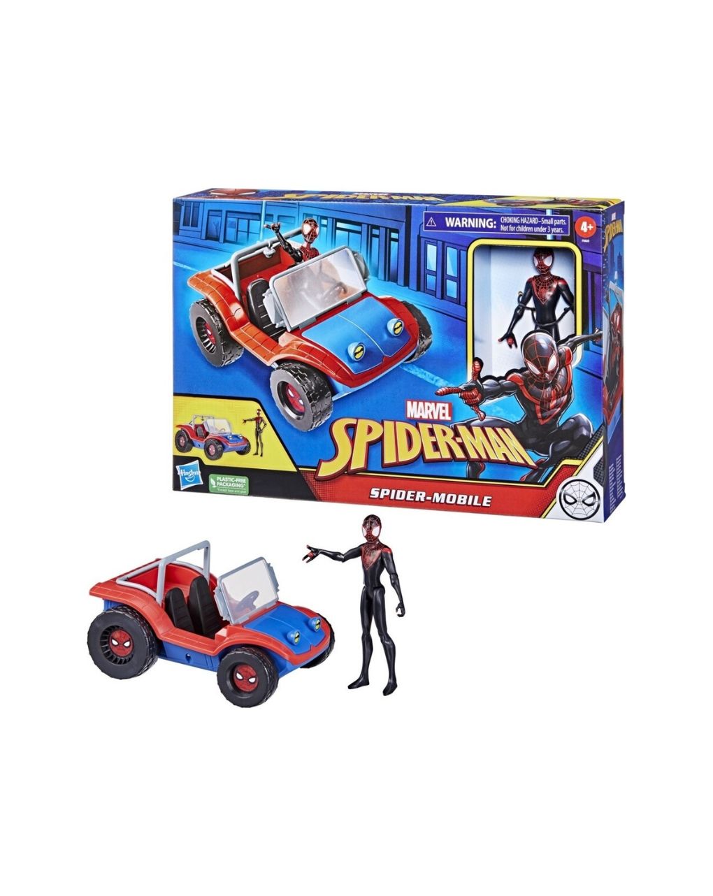 Spider-man φιγούρα 15εκ. με όχημα spider-mobile f5620 - Spiderman