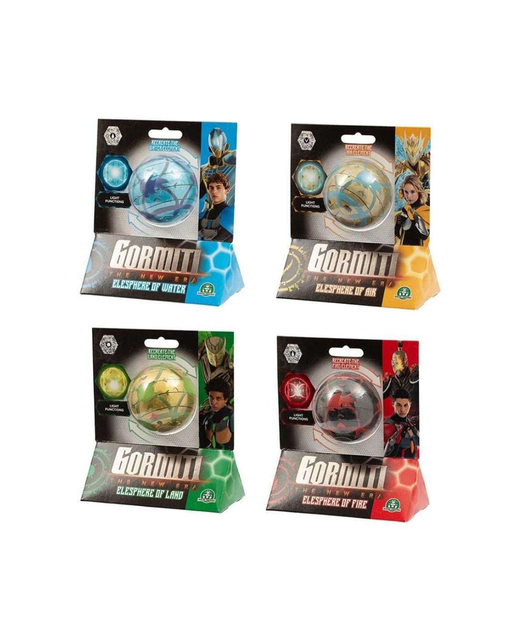 Gormiti the new era scion elesphere διαδραστική σφαίρα με φως grv01000 (4 σχέδια) - Gormiti