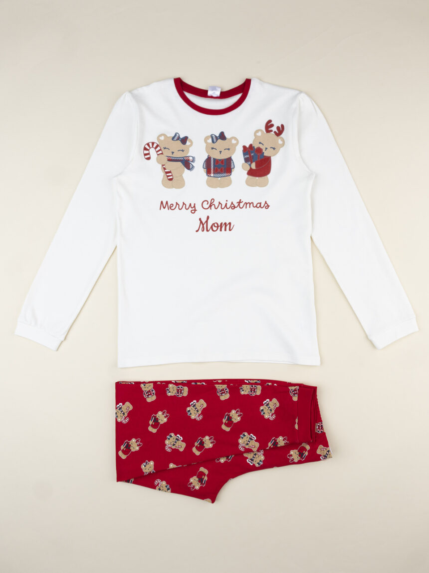 γυναικεία χριστουγεννιάτικη πιτζάμα εγκυμοσύνης teddies - Prénatal