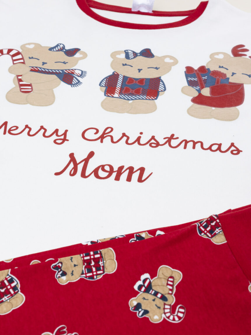 γυναικεία χριστουγεννιάτικη πιτζάμα εγκυμοσύνης teddies - Prénatal