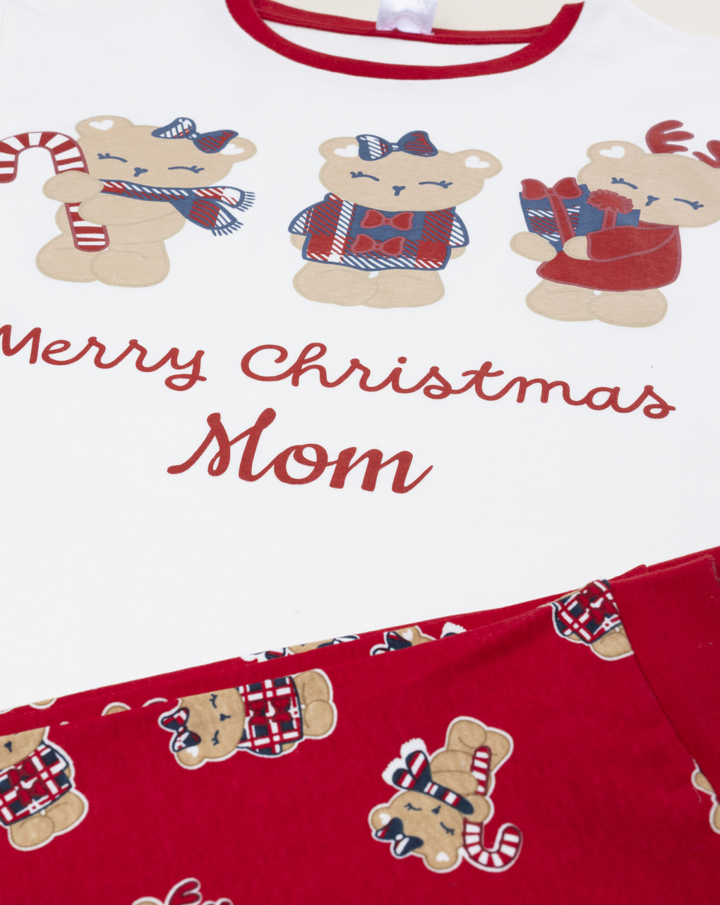 γυναικεία χριστουγεννιάτικη πιτζάμα εγκυμοσύνης teddies - Prénatal