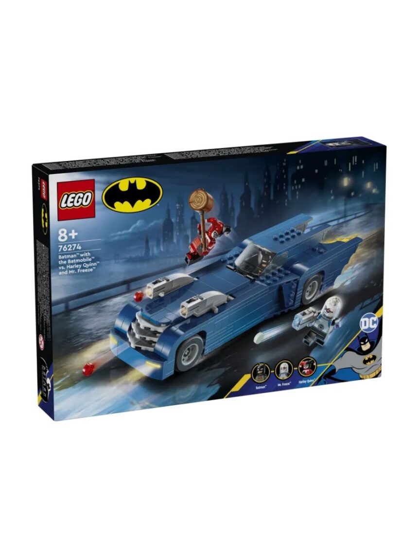Lego dc super heroes batman with the batmobil vs harley quinn & mr freeze 76274 - Lego, LEGO DC Super Heroes