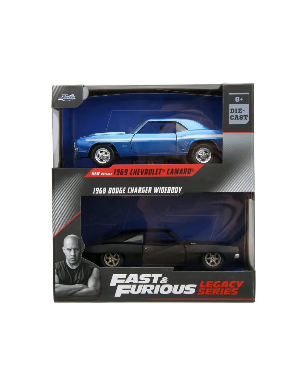 Jada toys fast & furious twin pack 1:32 wave 2/1 1969 chevrolet camaro and 1968 dodge charge 253202013
