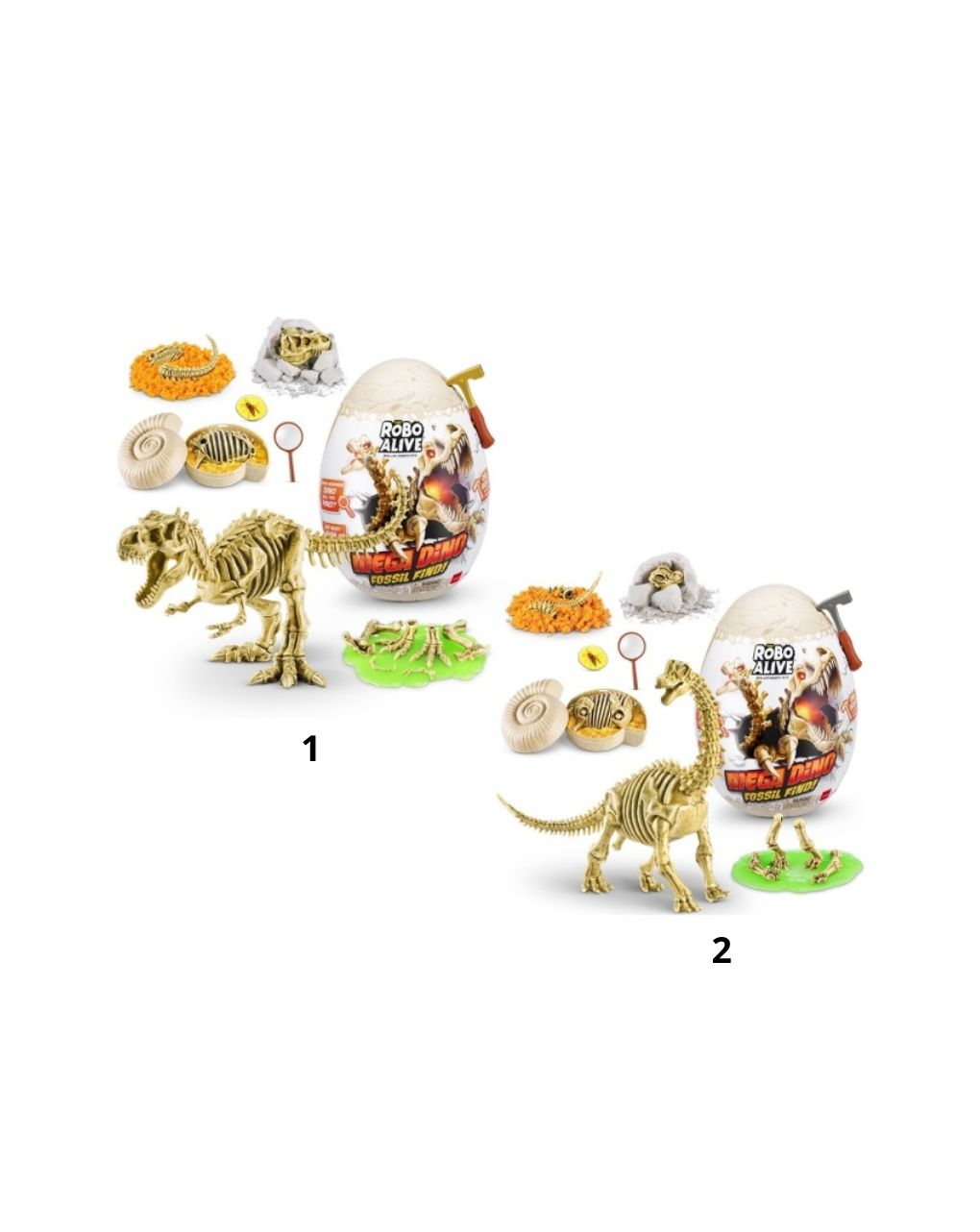 Robo alive αυγό dino fossil mega series 1 11871102 - ROBO ALIVE