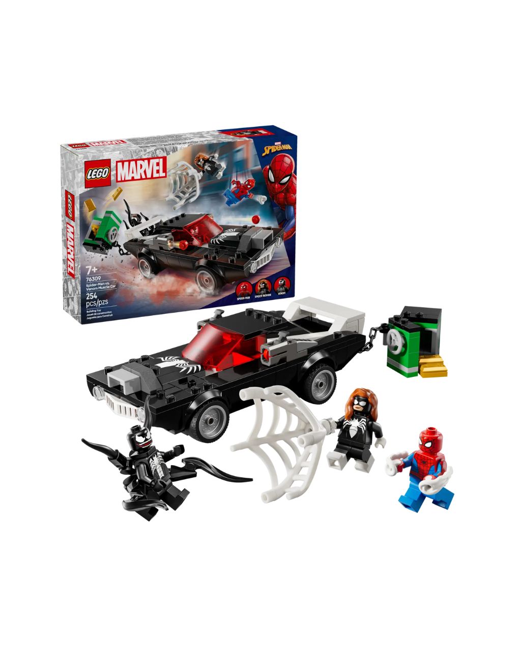 Lego super heroes spider-man vs. venom muscle car 76309 - Lego, LEGO Super Heroes