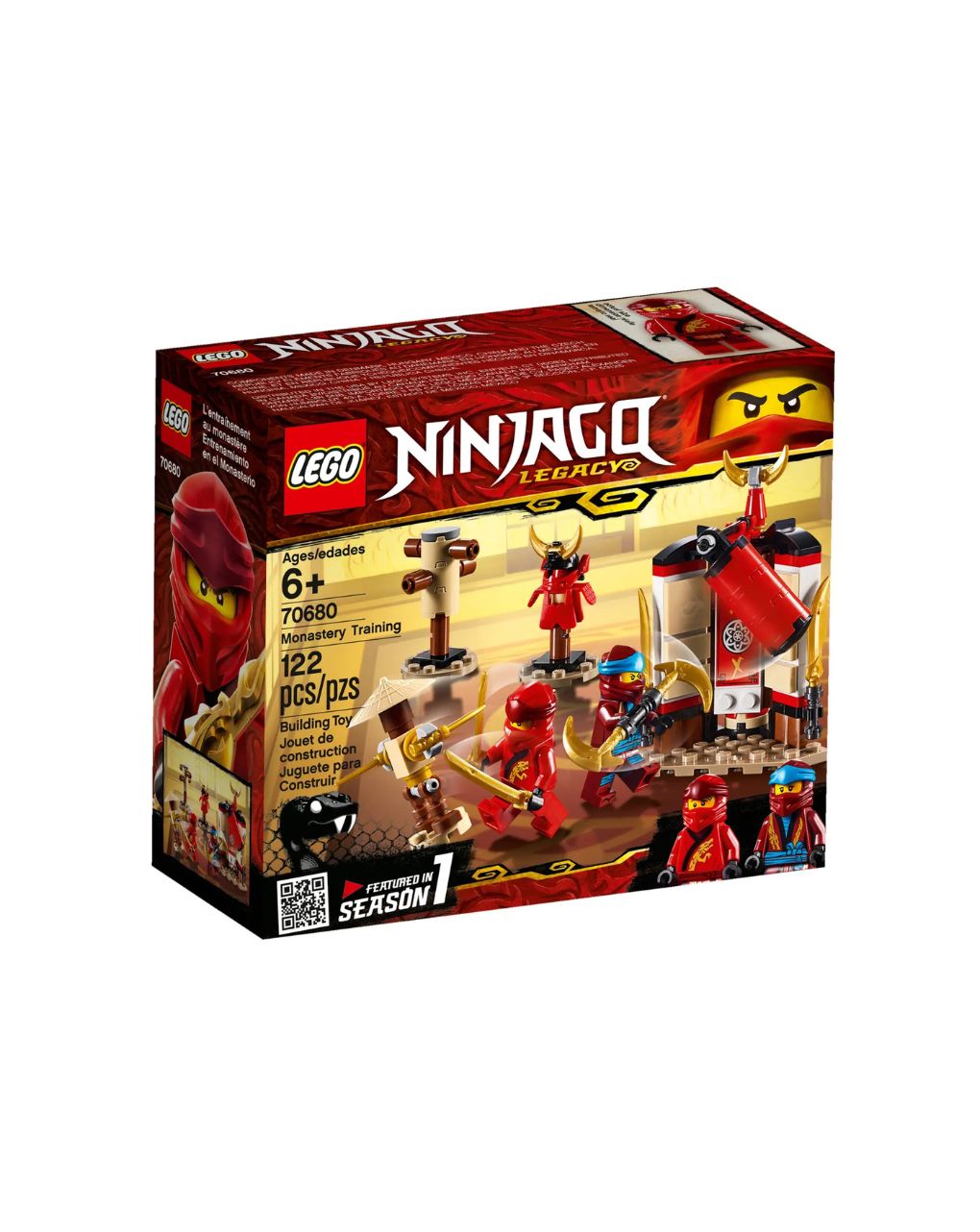 Lego ninjago monastery training 70680