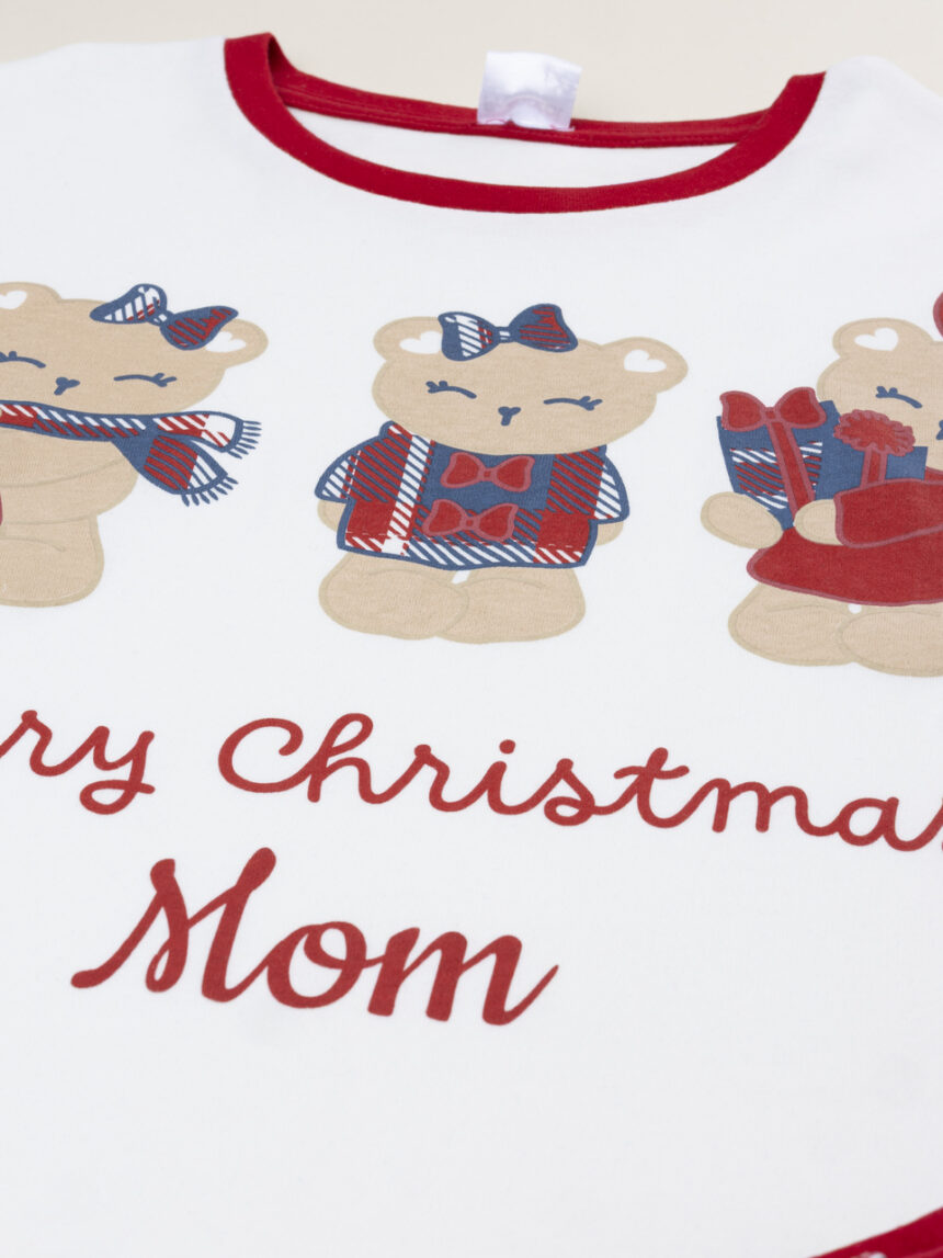 γυναικεία χριστουγεννιάτικη πιτζάμα εγκυμοσύνης teddies - Prénatal