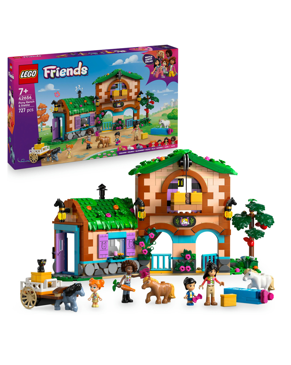 Lego friends pony ranch and stable 42654