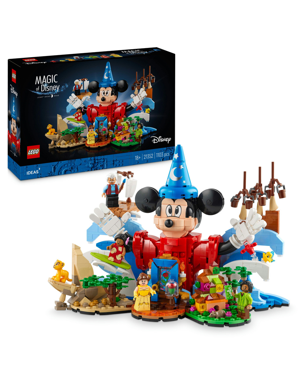 Lego ideas magic of disney 21352