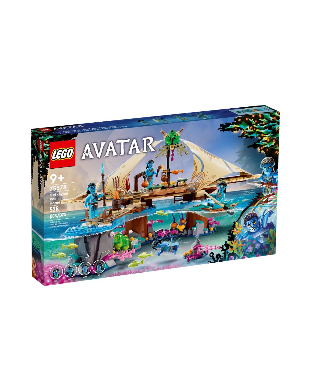 Lego avatar metkayina reef home 75578