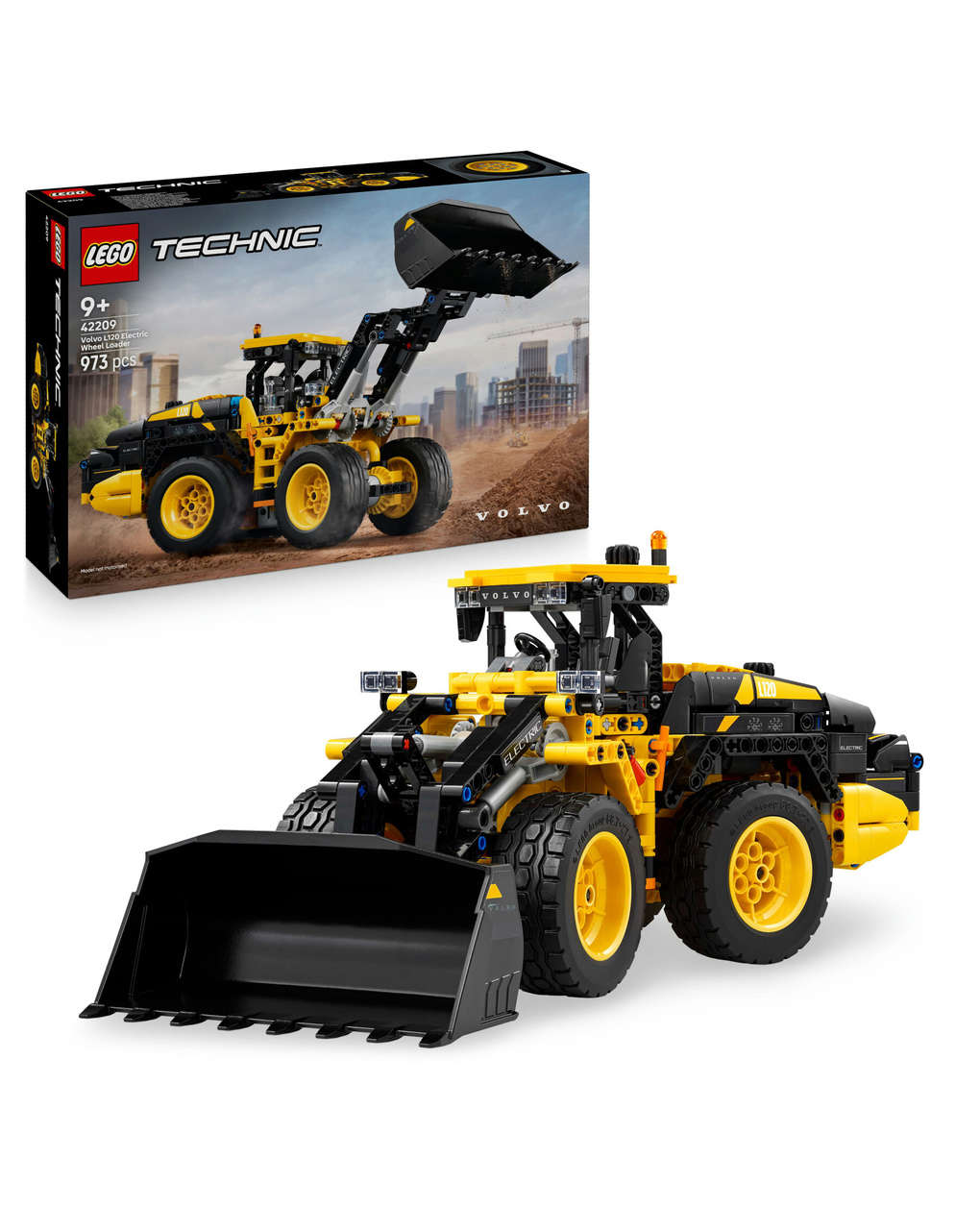 Lego technic volvo l120 electric wheel loader 42209