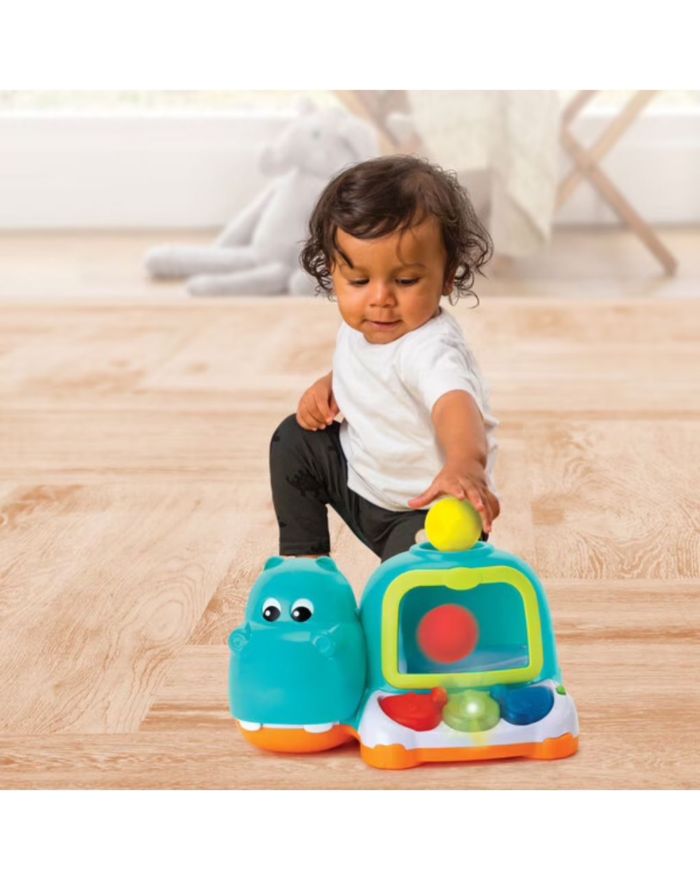 Bkids μουσικός ιπποπόταμος με 3 μπαλάκια - Bkids